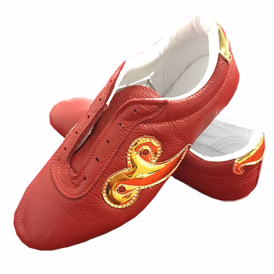 Red w/ Glossy Gold （大红色 配 平纹金）