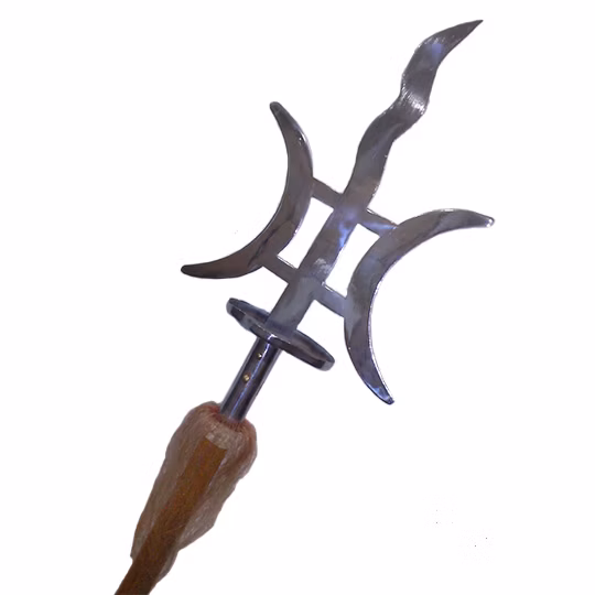 SNAKE HEAD DOUBLE SIDED HALBERT 蛇头双戟