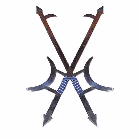 DOUBLE TIGERHEAD HOOKS 虎头双钩