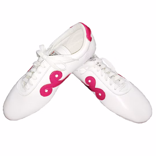 White w/ Hot Pink （漂白色 配 桃红色）